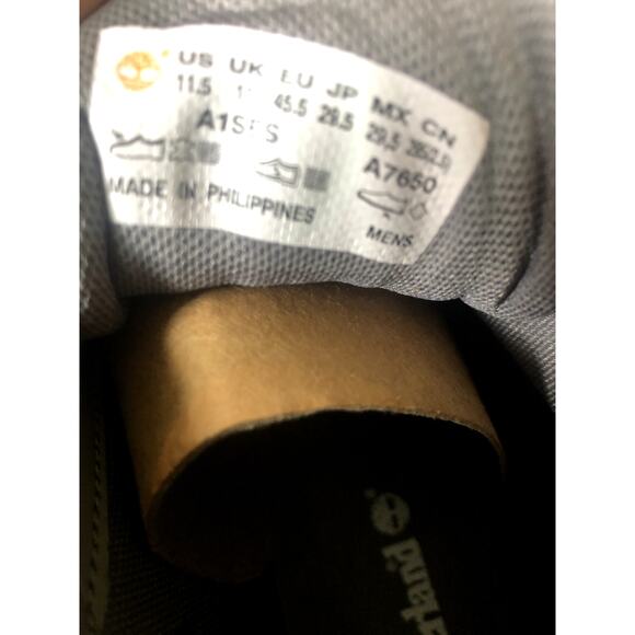 Timberland Men's Davis Square Grey Leather Chukka Shoe Boots - Picture 3 of 8